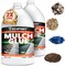 Mulch Glue, 1 Gallon Rock Glue for Landscaping, Strong Pea Gravel Stabilizer Resin Binder, Safe Mulch Lock Anchor Adhesive Outdoor for Cypress, Lawn, Garden, Landscape Edging